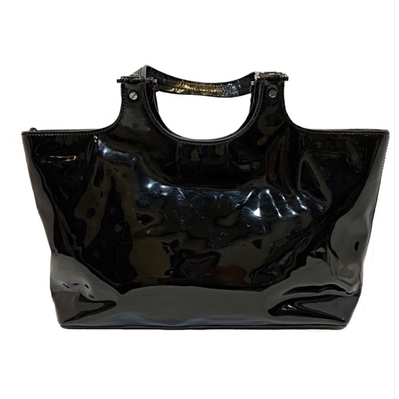 Tory Burch Black “Bombe” Patent Leather Bag - Picture 4 of 14